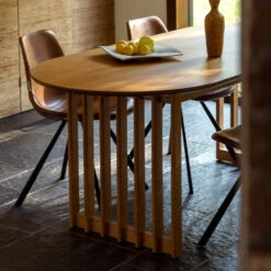 Ovale Eettafel Uitschuifbaar -Zuiver Verkoop dutchbone barlet walnut ovale eettafel uitschuifbaar 07