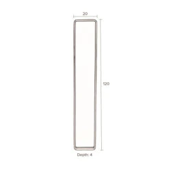 Lange Smalle Spiegel Ijzer -Zuiver Verkoop dutchbone blackbeam lange smalle spiegel 05