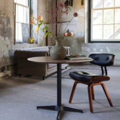 Vintage Stoel Leer 15 Vintage Stoel Leer -Zuiver Verkoop dutchbone blackwood eetstoel hout leer 04