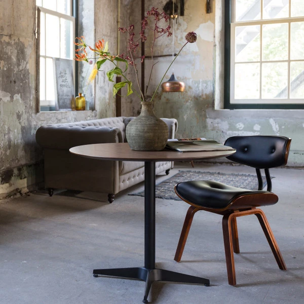 Vintage Stoel Leer 6 Vintage Stoel Leer - Afbeelding 4