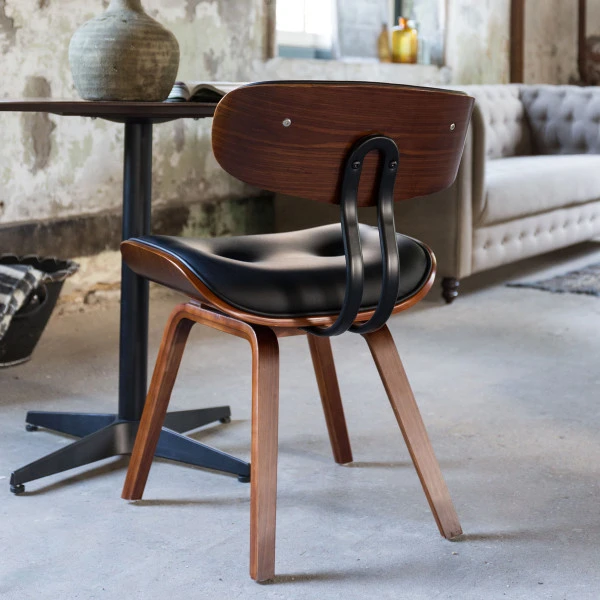 Vintage Stoel Leer 8 Vintage Stoel Leer - Afbeelding 6