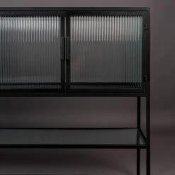 Dressoir Met Ribbel Glas -Zuiver Verkoop dutchbone boli dressoir met ribbelglas 06