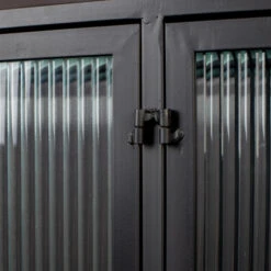 Dressoir Met Ribbel Glas -Zuiver Verkoop dutchbone boli dressoir met ribbelglas 09