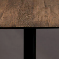 Bistrotafel Vierkant Hout -Zuiver Verkoop dutchbone braza eettafel metaal vierkant bruin 04 1