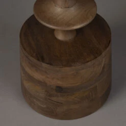 Ronde Bijzettafel Walnoot -Zuiver Verkoop dutchbone cath walnut ronde bijzettafel walnoot 03