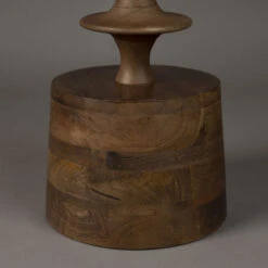 Ronde Bijzettafel Walnoot -Zuiver Verkoop dutchbone cath walnut ronde bijzettafel walnoot 04