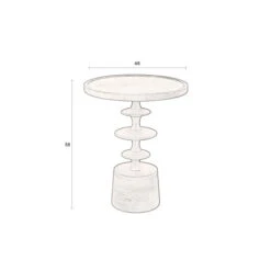 Ronde Bijzettafel Walnoot -Zuiver Verkoop dutchbone cath walnut ronde bijzettafel walnoot 08