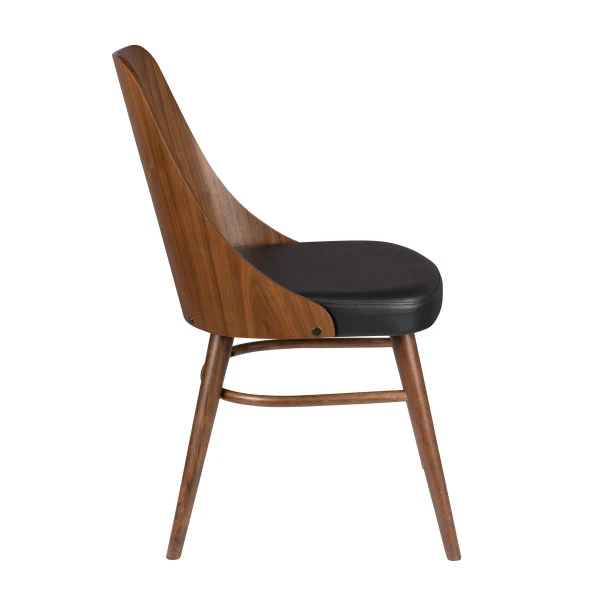 Retro Eetkamerstoel Walnoot 6 Retro Eetkamerstoel Walnoot - Afbeelding 4