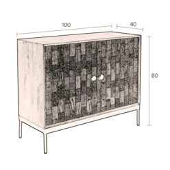 Smal Dressoir Houtsnijwerk 21 Smal Dressoir Houtsnijwerk -Zuiver Verkoop dutchbone chisel mangohout dressoir met snijwerk 10