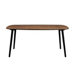 Walnoot Eettafel Deens Ovaal