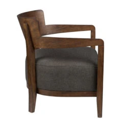 Houten Fauteuil Retro Design -Zuiver Verkoop dutchbone duran houten design fauteuil 3