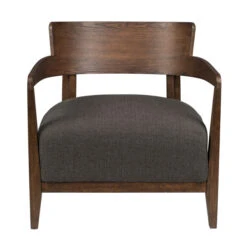 Houten Fauteuil Retro Design -Zuiver Verkoop dutchbone duran houten design fauteuil 5