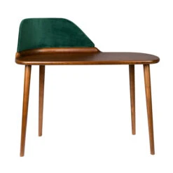 Vintage Bureau Met Groen Fluweel