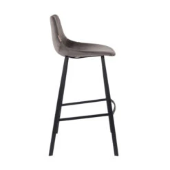 Hoge Fluwelen Barstoel -Zuiver Verkoop dutchbone franky hoge fluwelen barstoel 03