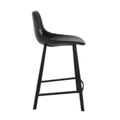 Hoge Leren Barstoel -Zuiver Verkoop dutchbone franky hoge leren barstoel 04