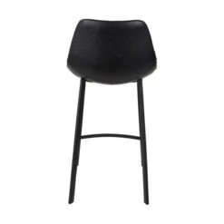 Hoge Leren Barstoel -Zuiver Verkoop dutchbone franky hoge leren barstoel 05