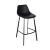 Hoge Leren Barstoel 1 Hoge Leren Barstoel -Zuiver Verkoop dutchbone franky hoge leren barstoel zwart 01 2