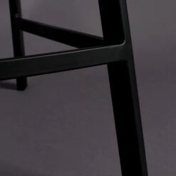 Lage Fluwelen Barstoel -Zuiver Verkoop dutchbone franky lage fluwelen barstoel grijs 07 1