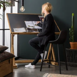 Lage Leren Barstoel -Zuiver Verkoop dutchbone franky lage leren barstoel 07