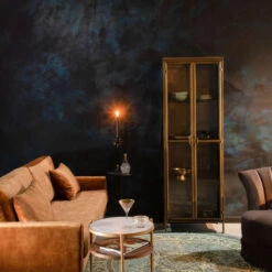 Vitrinekast Antiek Messing 15 Vitrinekast Antiek Messing -Zuiver Verkoop dutchbone gertlush antiek messing vitrinekast 02