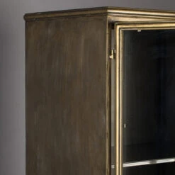 Vitrinekast Antiek Messing 17 Vitrinekast Antiek Messing -Zuiver Verkoop dutchbone gertlush antiek messing vitrinekast 07