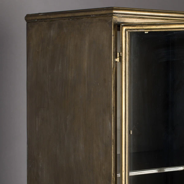 Vitrinekast Antiek Messing 8 Vitrinekast Antiek Messing - Afbeelding 6