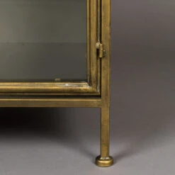 Vitrinekast Antiek Messing 20 Vitrinekast Antiek Messing -Zuiver Verkoop dutchbone gertlush antiek messing vitrinekast 09