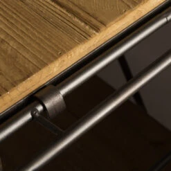 Vurenhouten Open Wandrek -Zuiver Verkoop dutchbone iron vurenhouten open wandrek 05