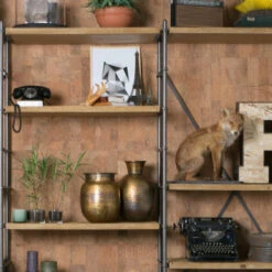 Vurenhouten Open Wandrek -Zuiver Verkoop dutchbone iron vurenhouten open wandrek 09