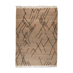 Jute Tapijt Handgemaakt