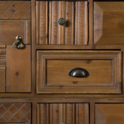 Vintage Wandkast Hout -Zuiver Verkoop dutchbone jove antieklook wandkast vurenhout 04