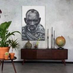 Vintage Tv-meubel Donker Hout -Zuiver Verkoop dutchbone juju bruin houten tv meubel 01