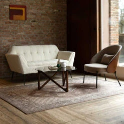 Retro Bankje Boucle -Zuiver Verkoop dutchbone kate retro bankje boucle 07