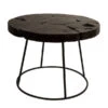 Ronde Salontafel Donker Teakhout -Zuiver Verkoop dutchbone kraton ronde teakhouten salontafel 02