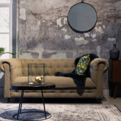 Ronde Salontafel Donker Teakhout -Zuiver Verkoop dutchbone kraton ronde teakhouten salontafel 07