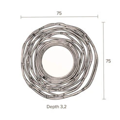 Rotan Spiegel Rond -Zuiver Verkoop dutchbone kubu raton spiegel 07