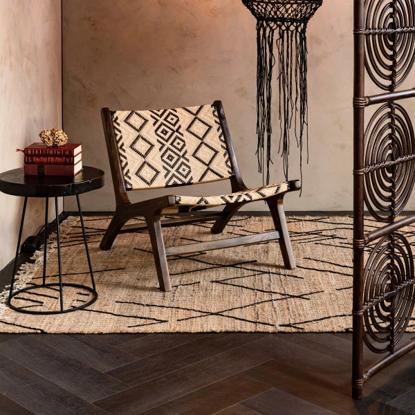 Houten Fauteuil Met Cream Zitting 4 Houten Fauteuil Met Cream Zitting - Afbeelding 2