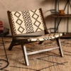 Houten Fauteuil Met Cream Zitting -Zuiver Verkoop dutchbone landa handgemaakte fauteuil 11