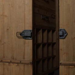 Houten Wijnkast Op Wielen -Zuiver Verkoop dutchbone lico houten wijnkast op wielen 07