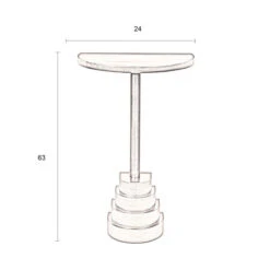Houten Wandtafeltje -Zuiver Verkoop dutchbone lina houten wandtafeltje 07