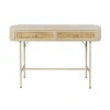 Beige Sidetable Met Rotan -Zuiver Verkoop dutchbone lina houten wandtafeltje walnoot 01