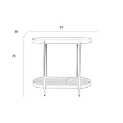 Smalle Sidetable Beige Met Rotan -Zuiver Verkoop dutchbone lina houten wandtafeltje zwart 08