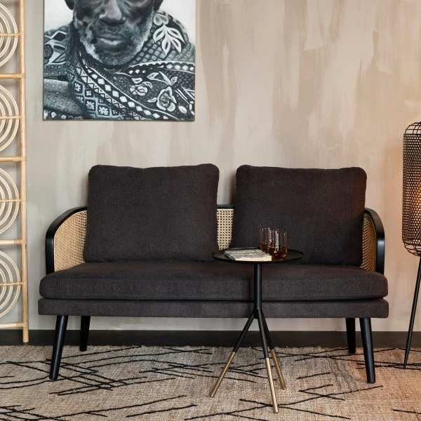 Retro Webbing Bank Met Kussens 10 Retro Webbing Bank Met Kussens - Afbeelding 8