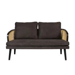 Retro Webbing Bank Met Kussens