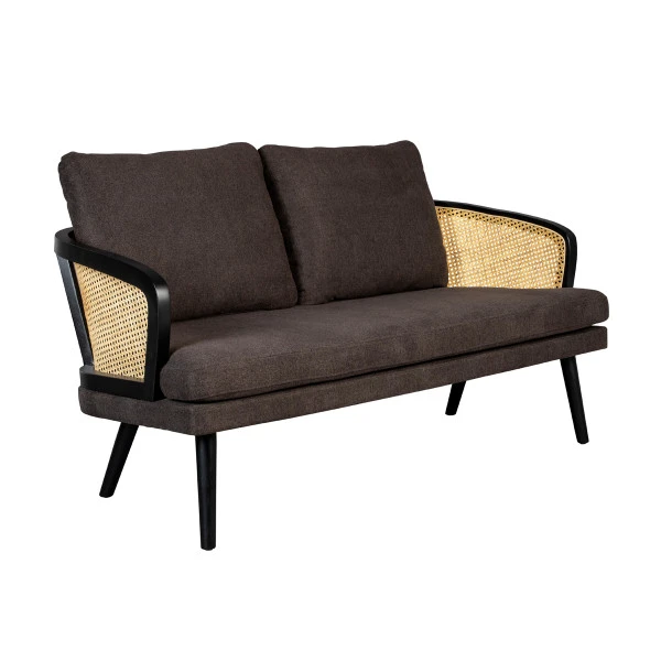 Retro Webbing Bank Met Kussens 4 Retro Webbing Bank Met Kussens - Afbeelding 2