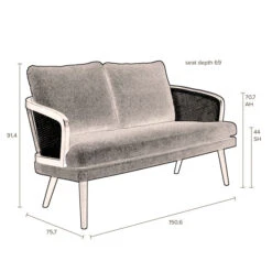 Retro Webbing Bank Met Kussens 19 Retro Webbing Bank Met Kussens -Zuiver Verkoop dutchbone manou retro webbing bank met kussens 09