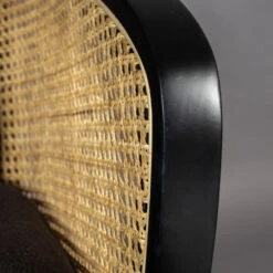 Retro Stoel Rotan Met Kussens -Zuiver Verkoop dutchbone manou retro webbing stoel met kussens 04