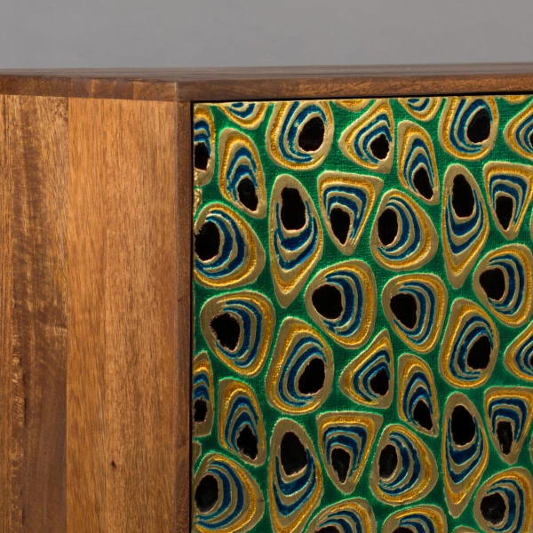 Kleurrijk Dressoir Mangohout 8 Kleurrijk Dressoir Mangohout - Afbeelding 6