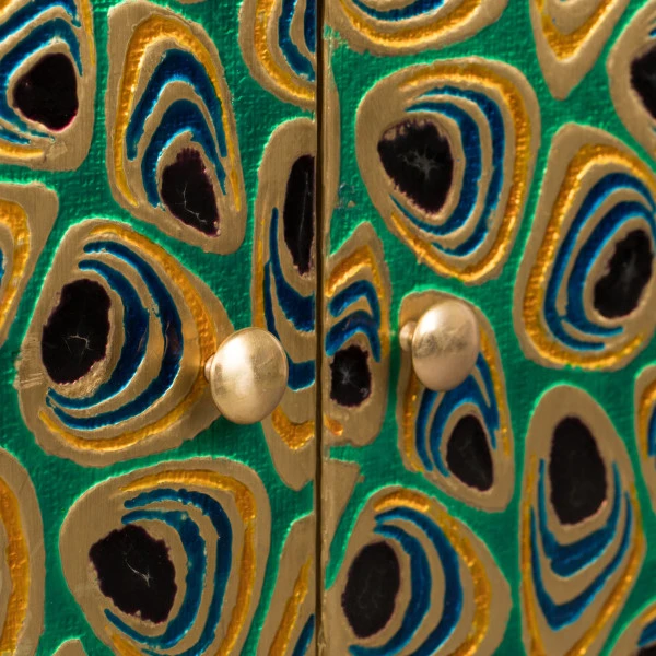 Kleurrijk Dressoir Mangohout 9 Kleurrijk Dressoir Mangohout - Afbeelding 7