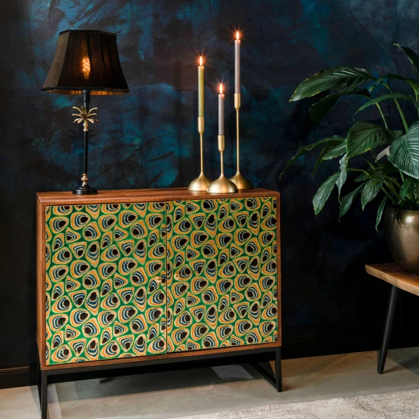 Kleurrijk Dressoir Mangohout 3 Kleurrijk Dressoir Mangohout